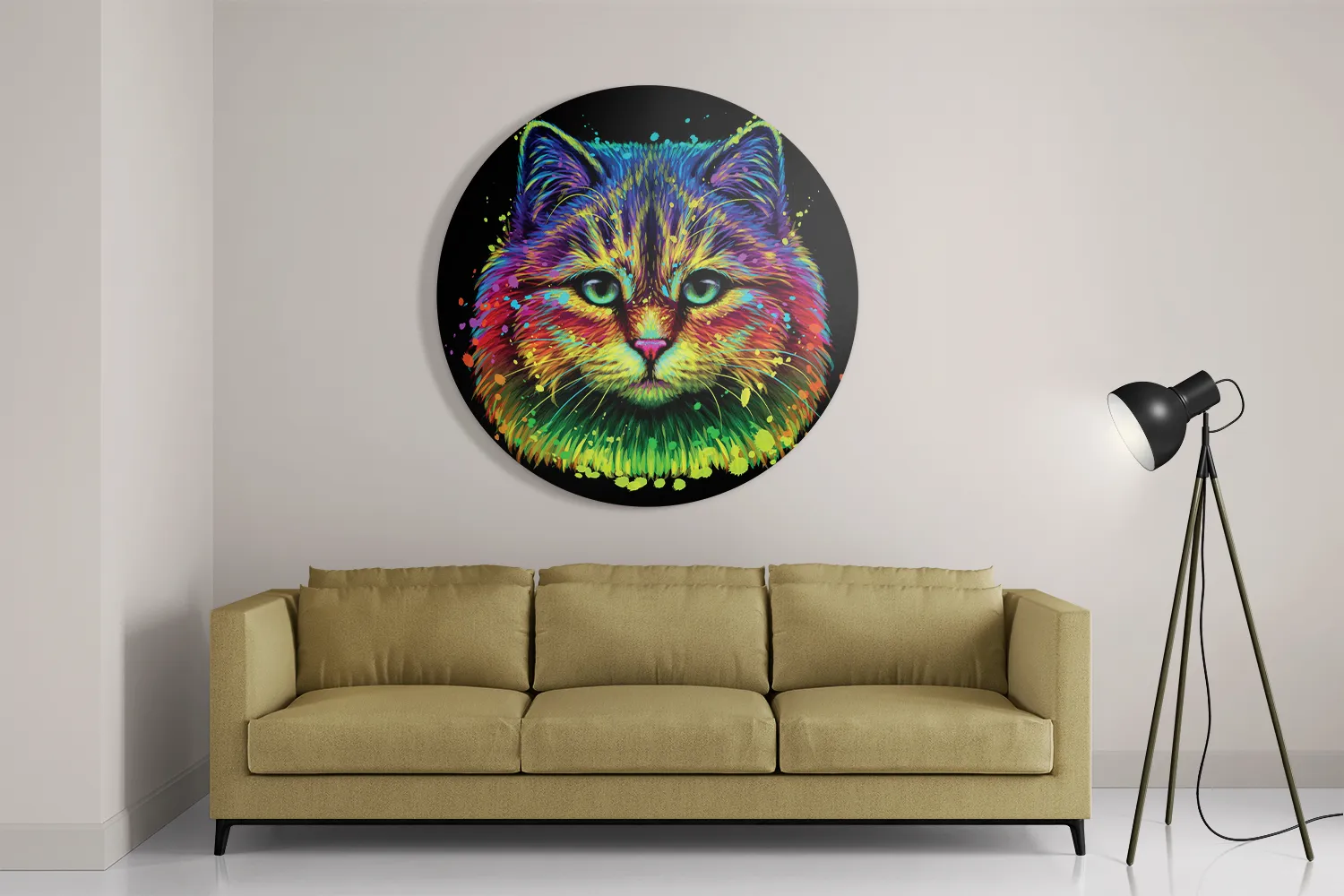 Template_TP_DB_Rond_Dieren_76-2 Schilderij Colored Cat Rond – Muurcirkel Template TP DB Rond Dieren 76 2