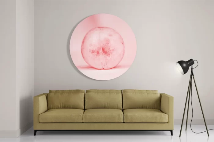 Schilderij Radijsje Roze Rond – Muurcirkel Template TP DB Rond Eten En Drinken 1 2