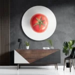 Schilderij Tomato Rond – Muurcirkel Template TP DB Rond Eten En Drinken 12 3