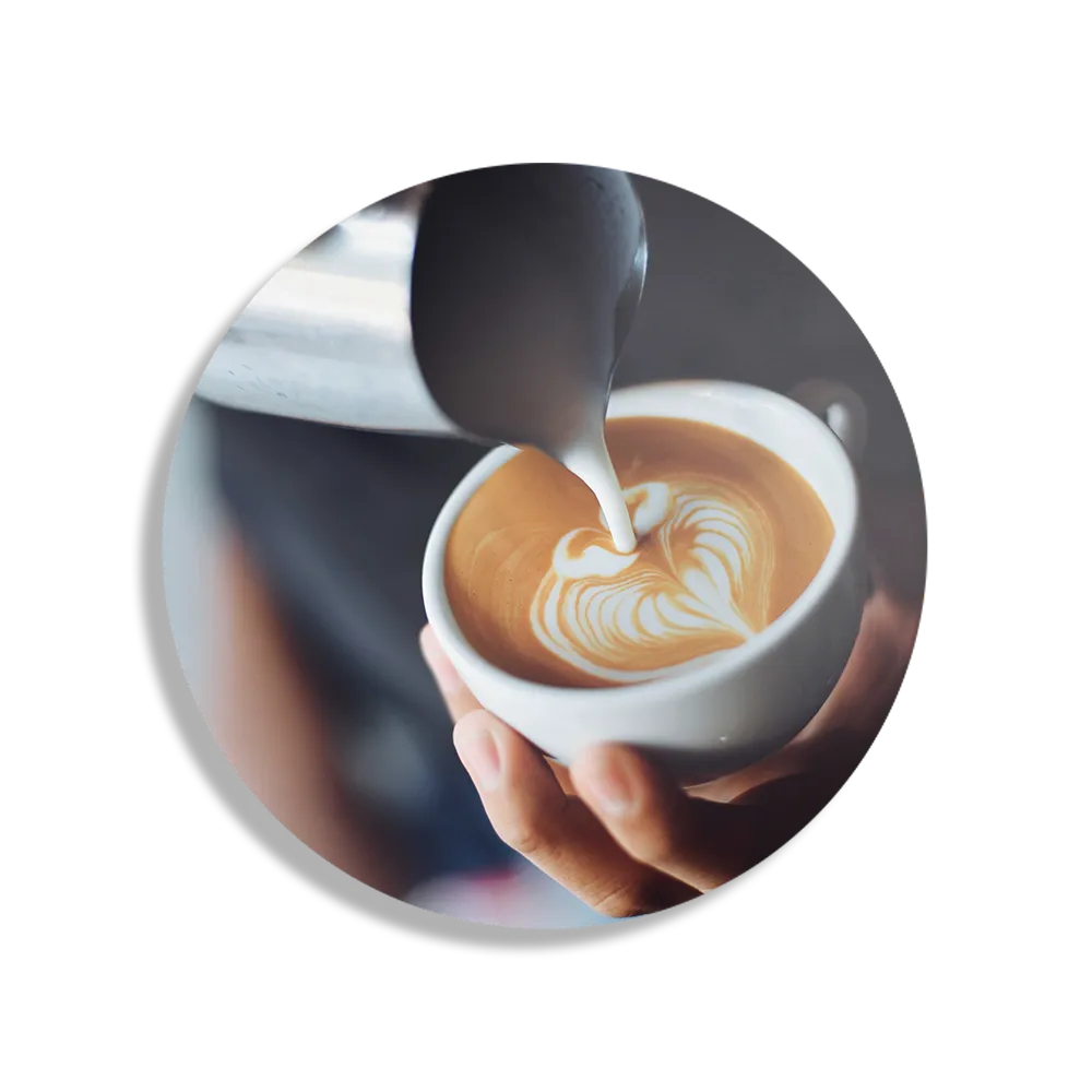 Schilderij Koffie Love Rond – Muurcirkel Template TP DB Rond Eten En Drinken 20 1