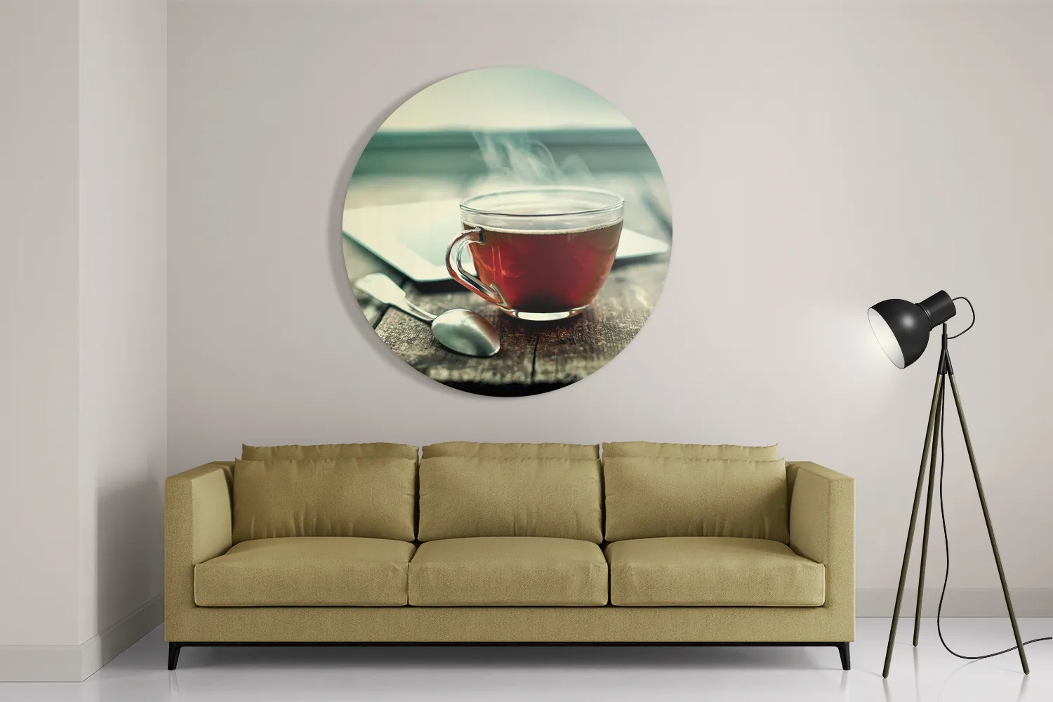 Schilderij Thee Rond – Muurcirkel Template TP DB Rond Eten En Drinken 33 2