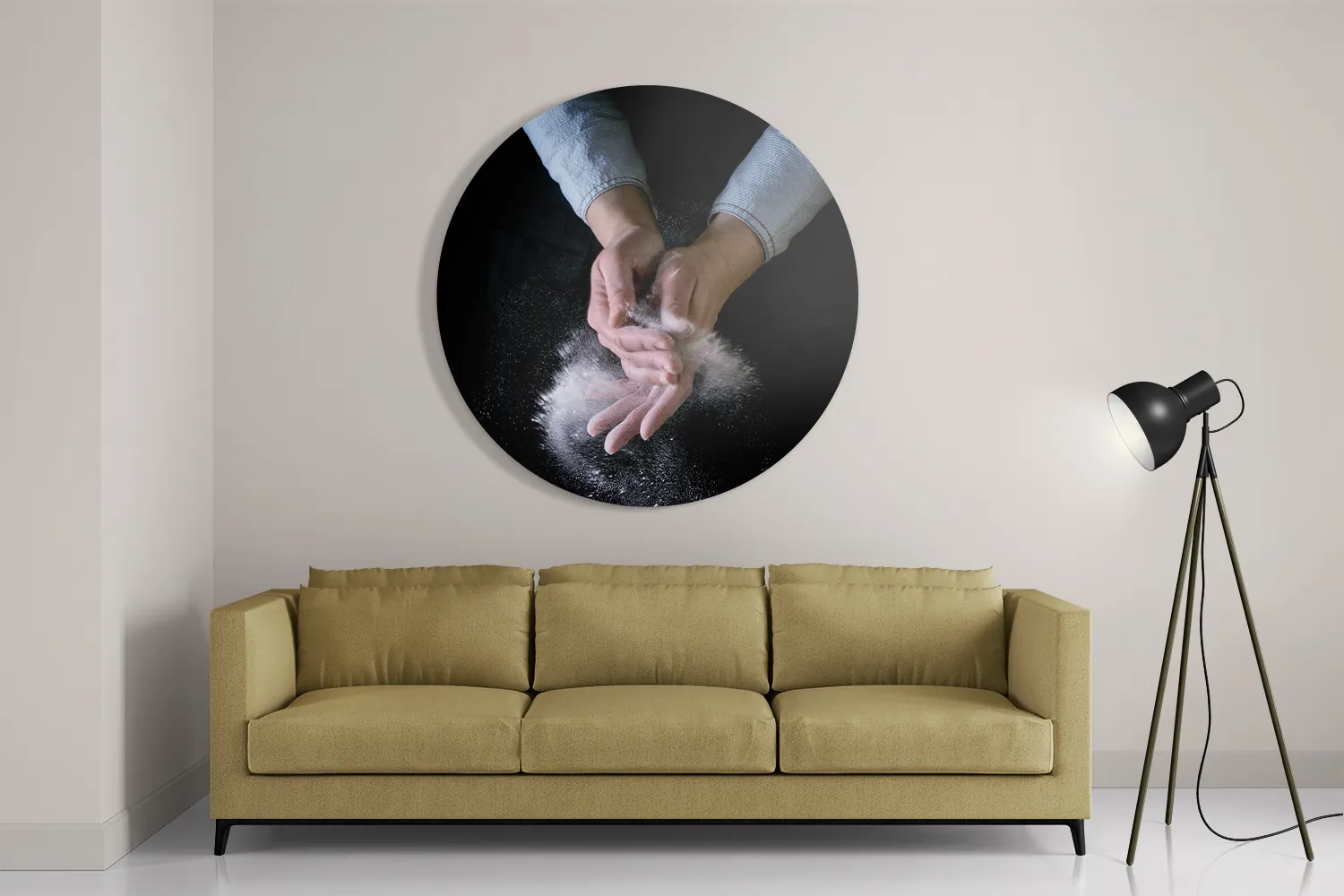 Schilderij The Bakery 02 Rond – Muurcirkel Template TP DB Rond Eten En Drinken 35 2