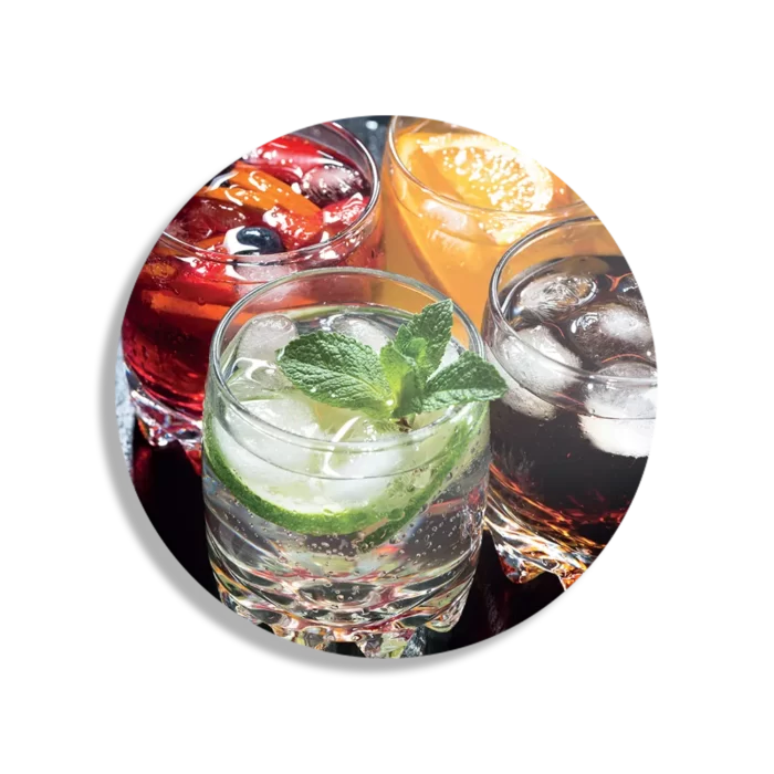 Schilderij Cocktails Rond – Muurcirkel Template TP DB Rond Eten En Drinken 37 1