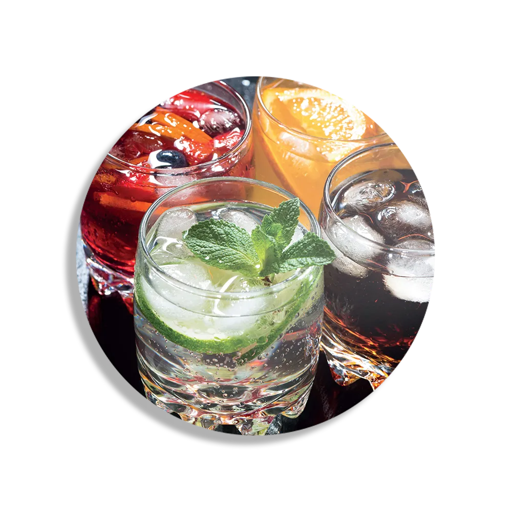 Schilderij Cocktails Rond – Muurcirkel Template TP DB Rond Eten En Drinken 37 1