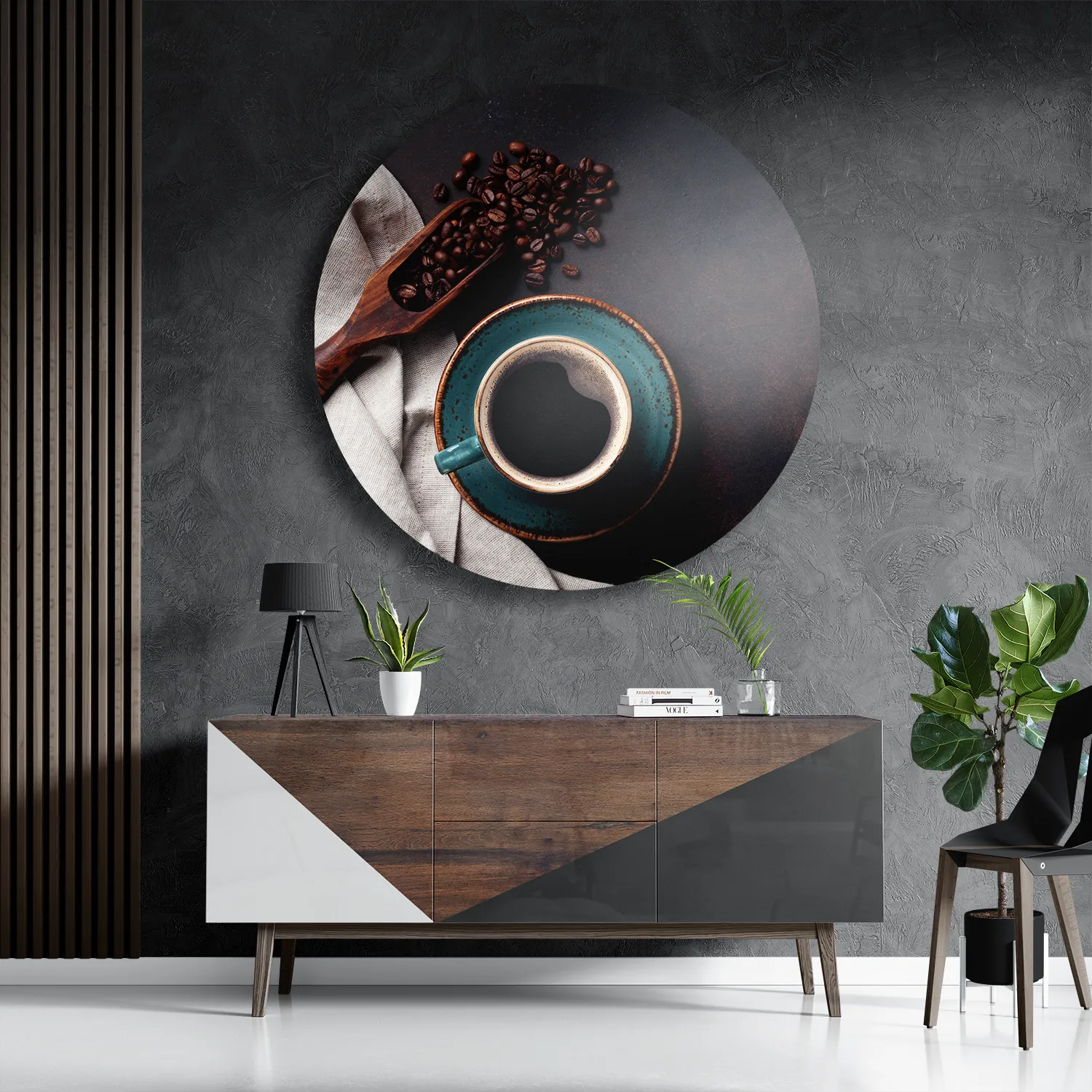 Template_TP_DB_Rond_Eten-En-Drinken_41-3 Schilderij Koffiebonen met Kop koffie Rond – Muurcirkel Template TP DB Rond Eten En Drinken 41 3