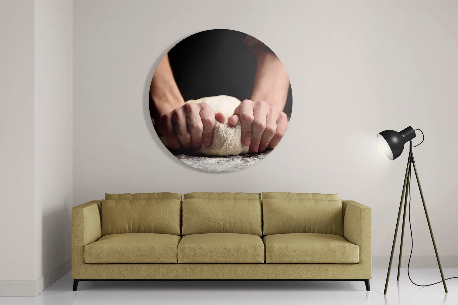 Schilderij The Bakery 04 Rond – Muurcirkel Template TP DB Rond Eten En Drinken 46 2