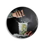 Schilderij Cocktail Bar 02 Rond – Muurcirkel Template TP DB Rond Eten En Drinken 56 1