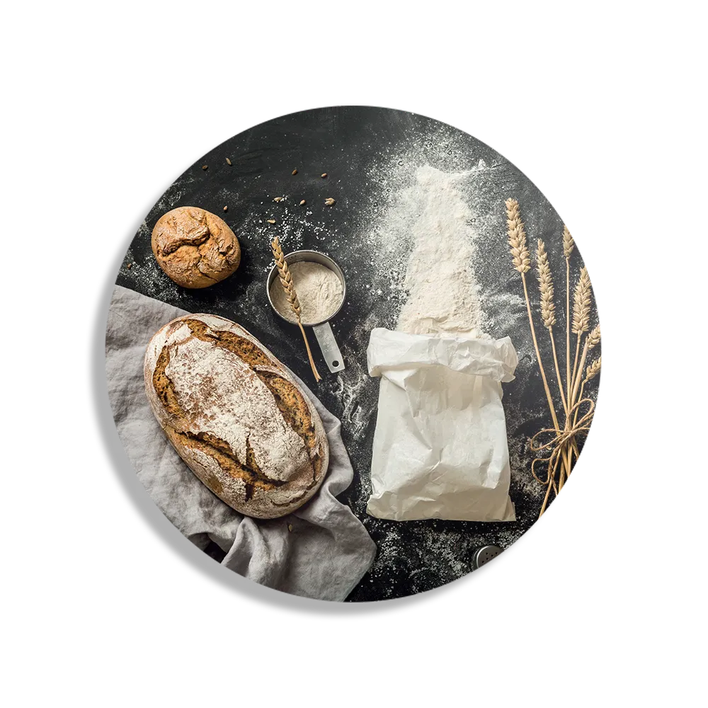 Schilderij The Bakery 05 Rond – Muurcirkel Template TP DB Rond Eten En Drinken 57 1