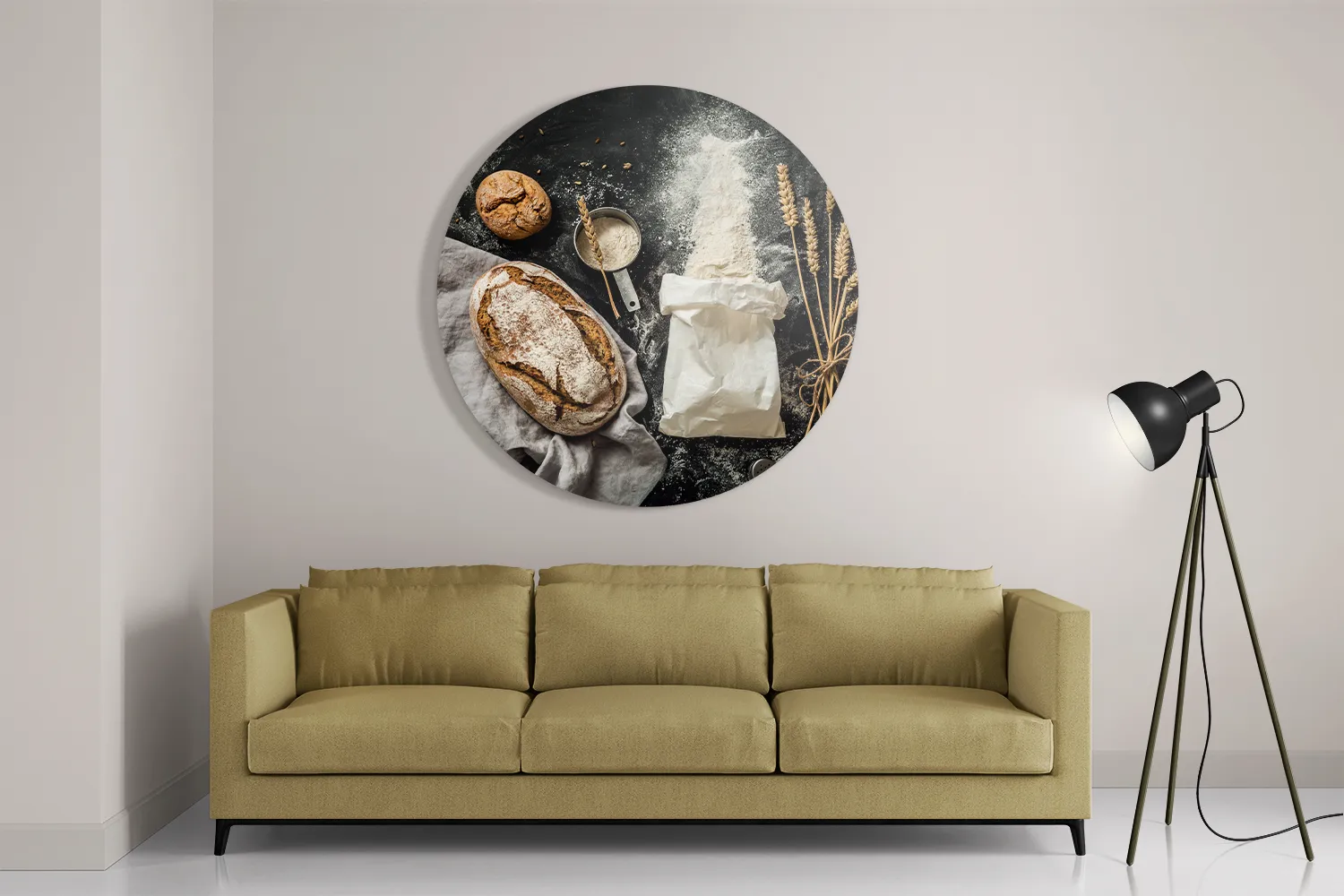 Schilderij The Bakery 05 Rond – Muurcirkel Template TP DB Rond Eten En Drinken 57 2