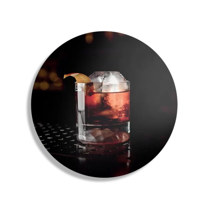 Schilderij Cocktail Bar 03 Rond – Muurcirkel Template TP DB Rond Eten En Drinken 61 1
