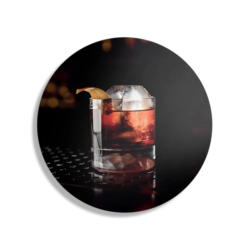 Schilderij Cocktail Bar 03 Rond – Muurcirkel Template TP DB Rond Eten En Drinken 61 1