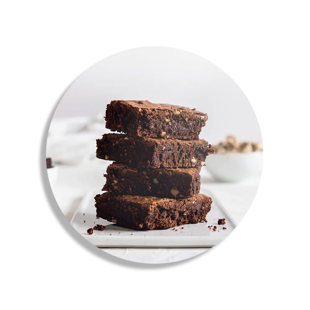 Schilderij Brownie Rond – Muurcirkel Template TP DB Rond Eten En Drinken 62 1