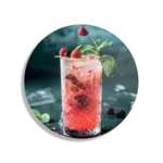 Schilderij Cocktail Bar 04 Rond – Muurcirkel Template TP DB Rond Eten En Drinken 65 1