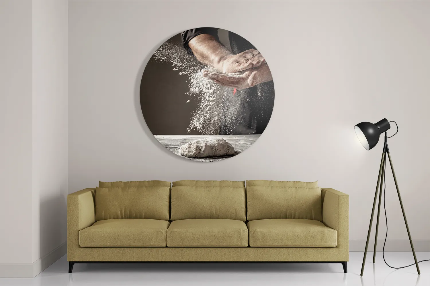 Schilderij The Bakery 06 Rond – Muurcirkel Template TP DB Rond Eten En Drinken 67 2