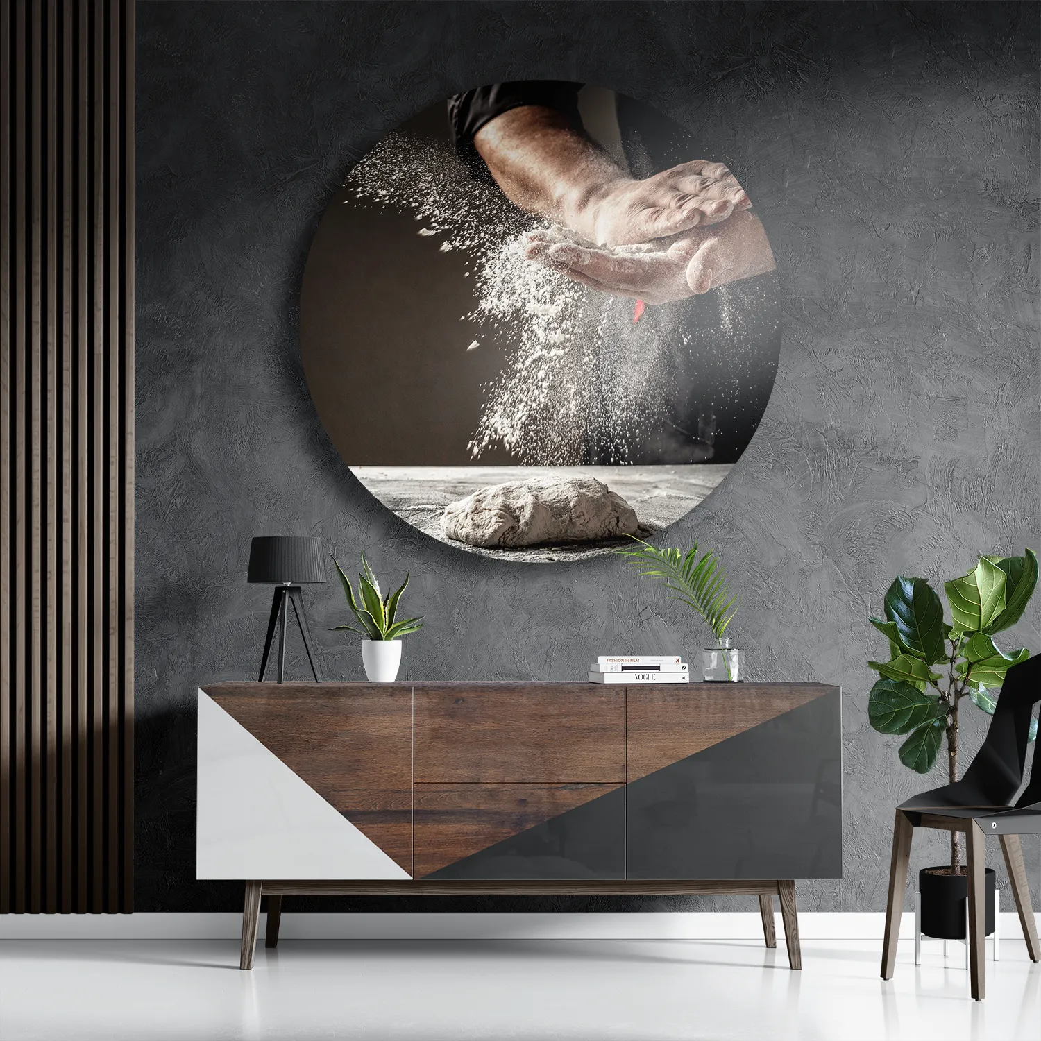 Schilderij The Bakery 06 Rond – Muurcirkel Template TP DB Rond Eten En Drinken 67 3