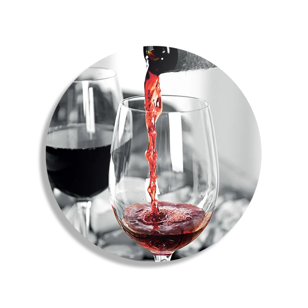 Schilderij Red Red Wine 02 Rond – Muurcirkel Template TP DB Rond Eten En Drinken 79 1