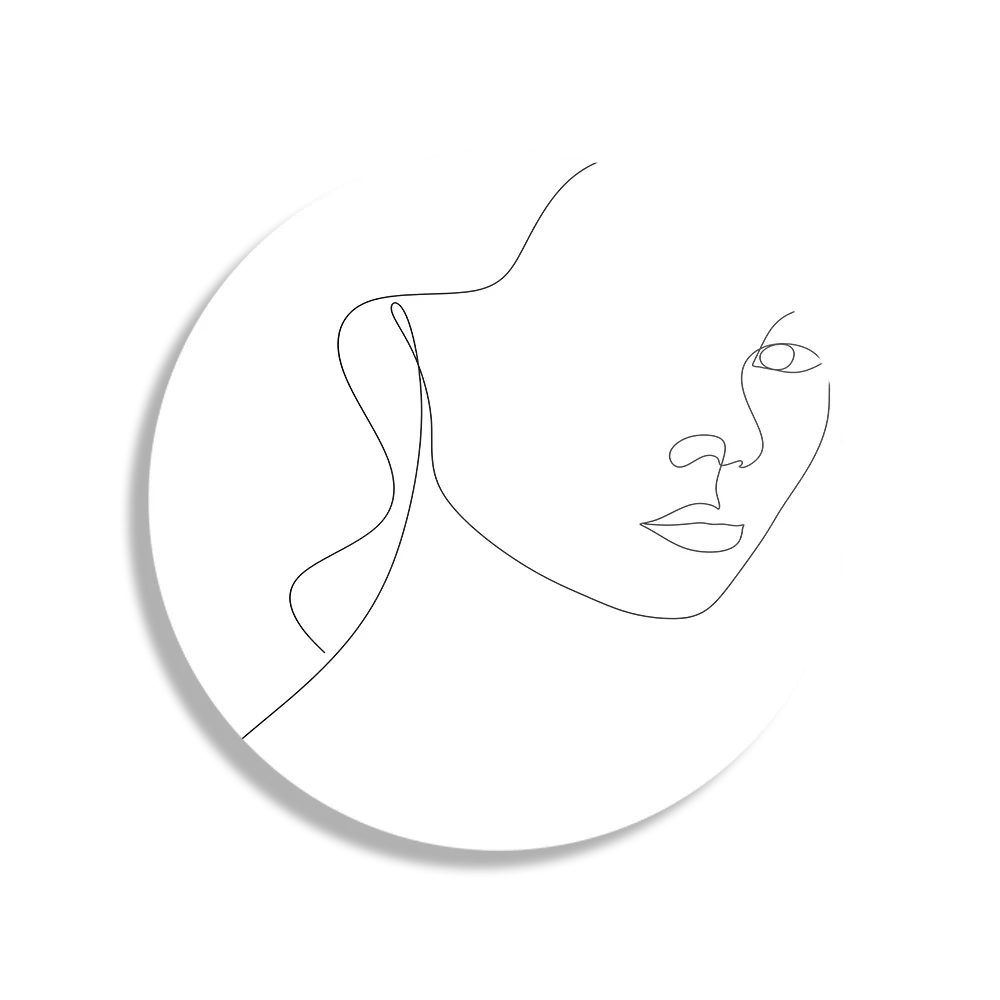 Schilderij Half Golvend Door Het Leven Rond – Muurcirkel Template TP DB Rond Lifestyle 11 1