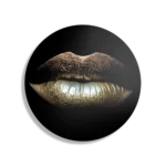 Schilderij Golden Lips Rond – Muurcirkel Template TP DB Rond Lifestyle 3 1