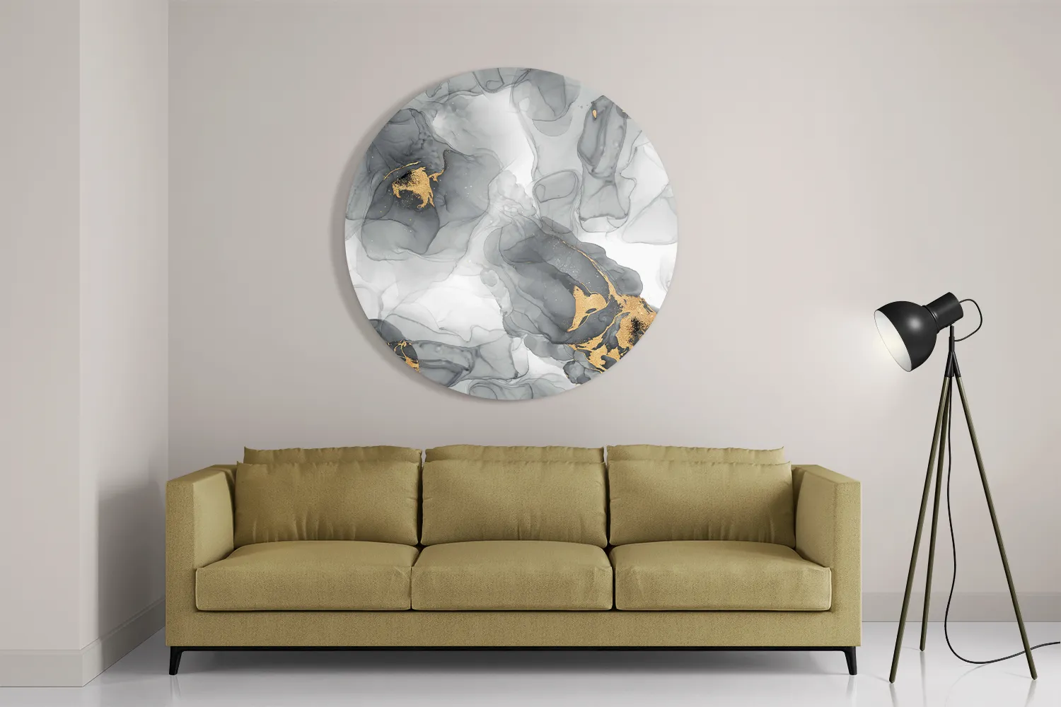 Template_TP_DB_Rond_Marmer_13-2 Schilderij Abstract Marmer Look Grijs met Goud 04 Rond – Muurcirkel Template TP DB Rond Marmer 13 2