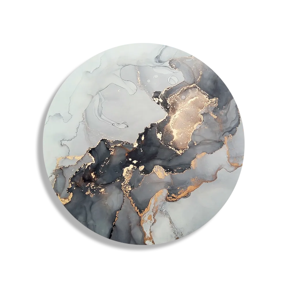 Schilderij Marmer Look Hotel Chique 01 Rond – Muurcirkel Template TP DB Rond Marmer 19 1