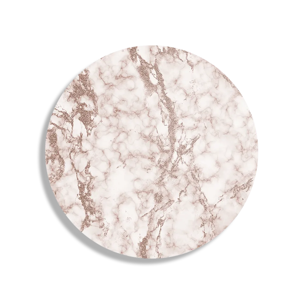 Schilderij Basis Marmer Look Bruin Rond – Muurcirkel Template TP DB Rond Marmer 2 1