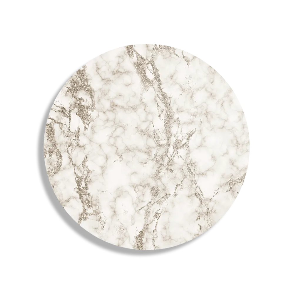 Schilderij Basis Marmer Look Grijs Rond – Muurcirkel Template TP DB Rond Marmer 3 1