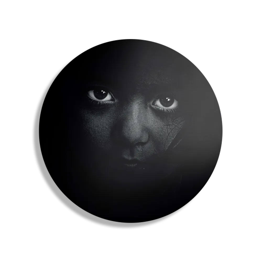 Schilderij Jong Meisje Filipijnen Rond – Muurcirkel Template TP DB Rond Mensen 18 1