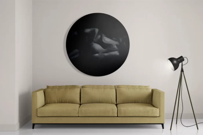 Schilderij De Sexy Orgie Artwork Rond – Muurcirkel Template TP DB Rond Mensen 2 2