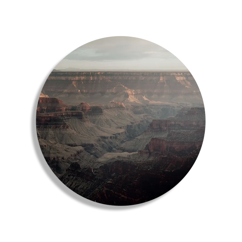 Schilderij De Grand Canyon Rond – Muurcirkel Template TP DB Rond Natuur 15 1