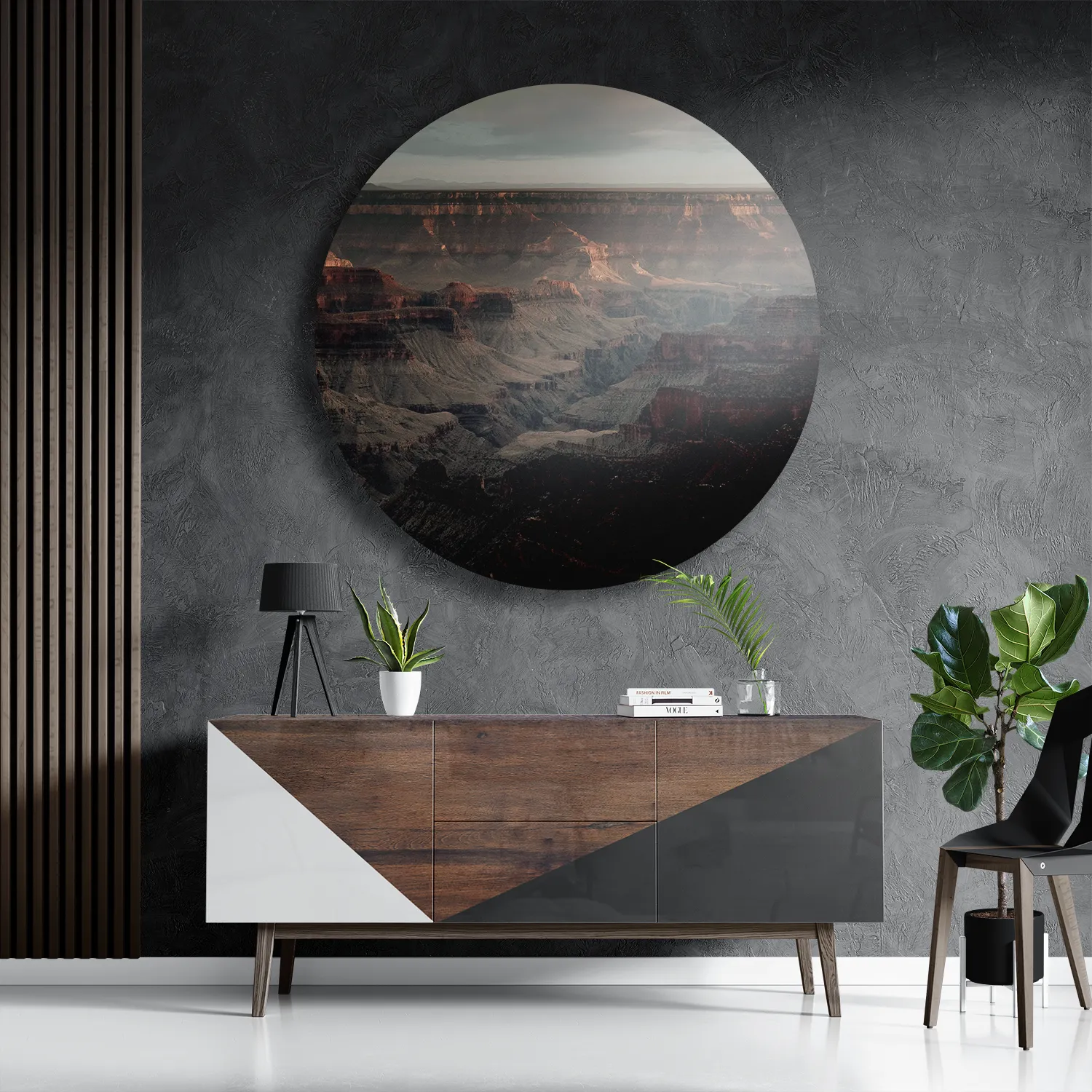 Schilderij De Grand Canyon Rond – Muurcirkel Template TP DB Rond Natuur 15 3