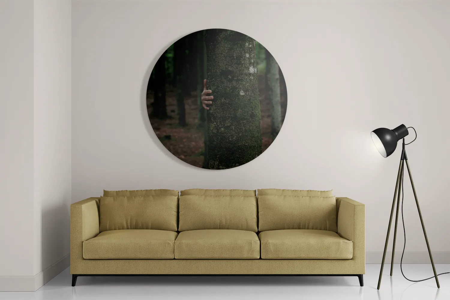 Schilderij Natuurlijke spellen Rond – Muurcirkel Template TP DB Rond Natuur 20 2