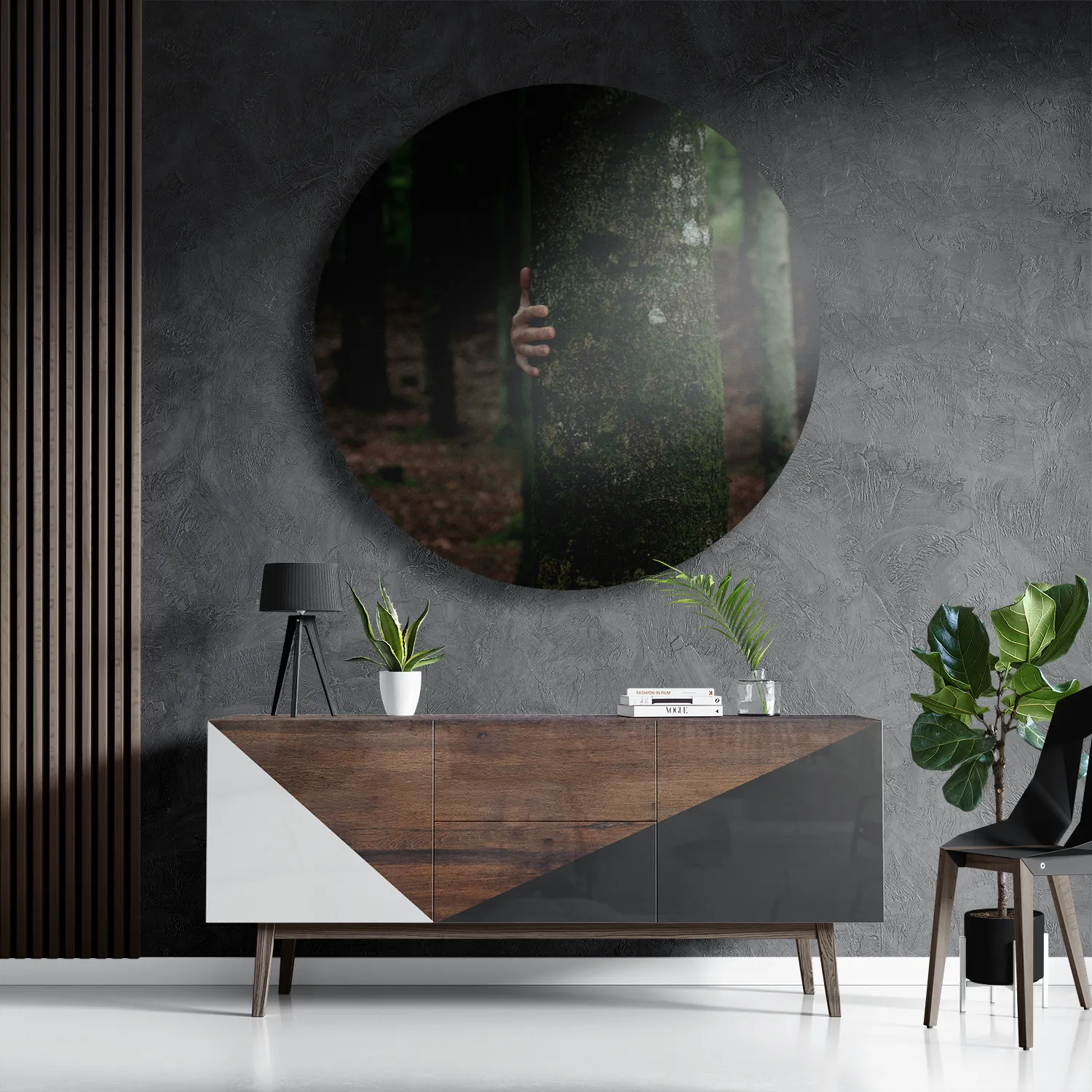 Schilderij Natuurlijke spellen Rond – Muurcirkel Template TP DB Rond Natuur 20 3