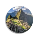 Schilderij Machu Picchu Rond – Muurcirkel Template TP DB Rond Natuur 44 1