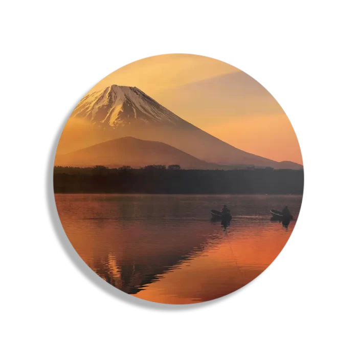 Schilderij Fuji Rond – Muurcirkel Template TP DB Rond Natuur 69 1