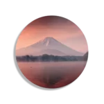 Schilderij Fuji 2 Rond – Muurcirkel Template TP DB Rond Natuur 78 1