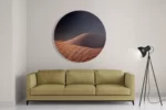 Schilderij De woestijn Rond – Muurcirkel Template TP DB Rond Natuur 86 2