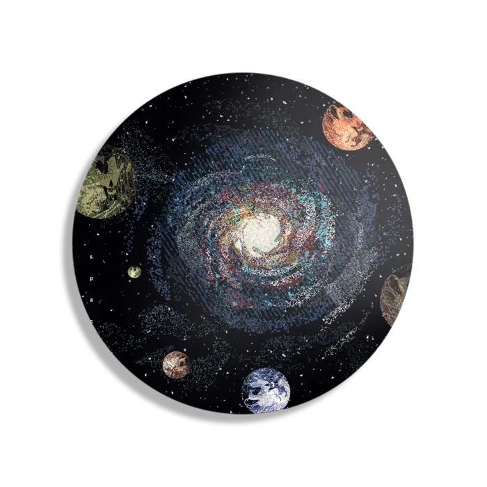 Schilderij Ons planetenstelsel Rond – Muurcirkel Template TP DB Rond Ruimtevaart 15 1