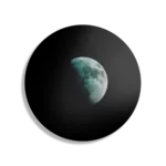Schilderij To The Moon Rond – Muurcirkel Template TP DB Rond Ruimtevaart 2 1