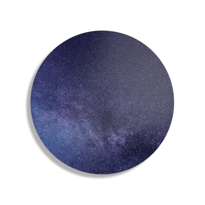 Schilderij Het sterrenstelsel Rond – Muurcirkel Template TP DB Rond Ruimtevaart 9 1