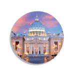 Schilderij Het Vaticaan Rond – Muurcirkel Template TP DB Rond Steden 56 1