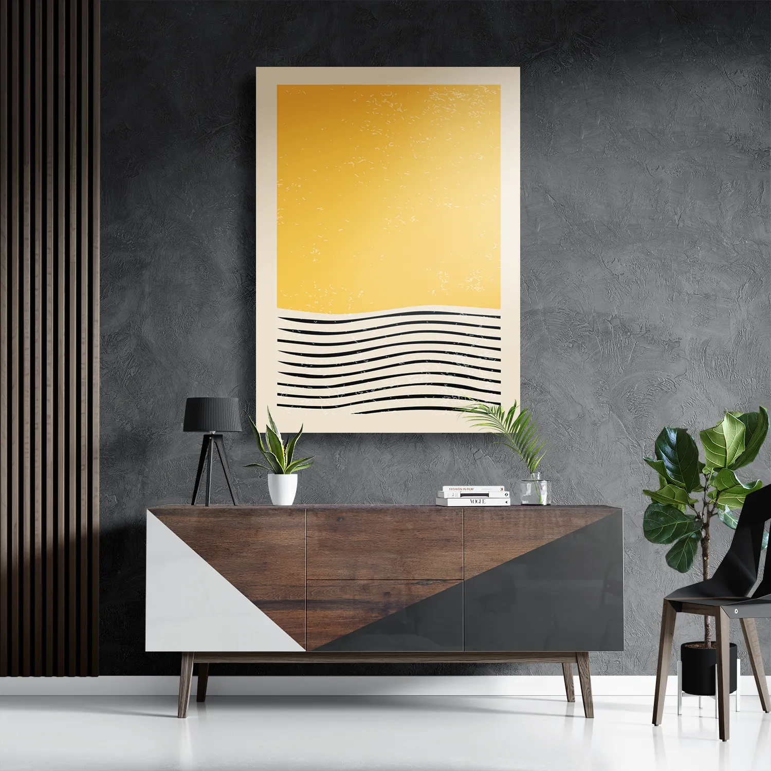 Template_DB_50-70_Verticaal_Abstract_10-3 Schilderij Scandinavisch Basis Geel Rechthoek Verticaal Template DB 50 70 Verticaal Abstract 10 3
