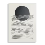 Schilderij Scandinavisch Basis Zwart Rechthoek Verticaal Template DB 50 70 Verticaal Abstract 11 1