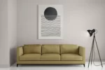 Schilderij Scandinavisch Basis Zwart Rechthoek Verticaal Template DB 50 70 Verticaal Abstract 11 2
