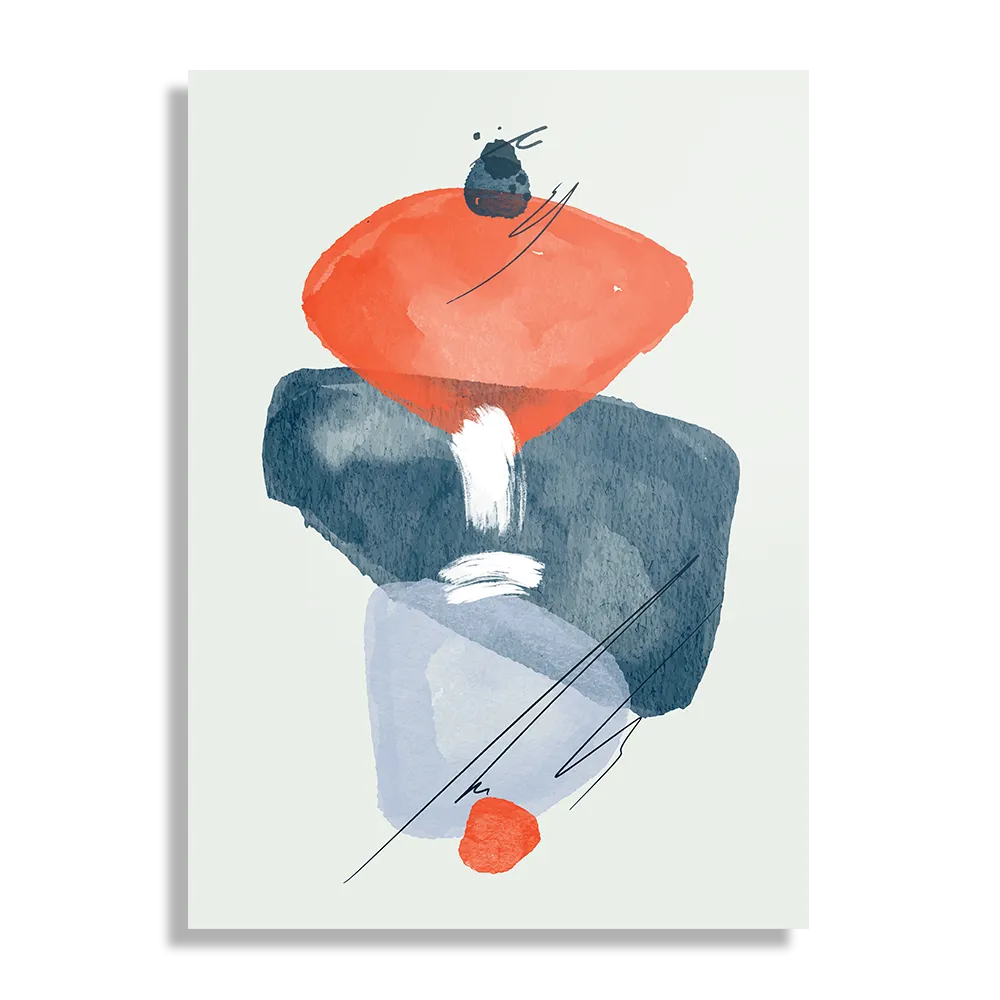 Schilderij Scandinavisch Design Rechthoek Verticaal Template DB 50 70 Verticaal Abstract 116 1