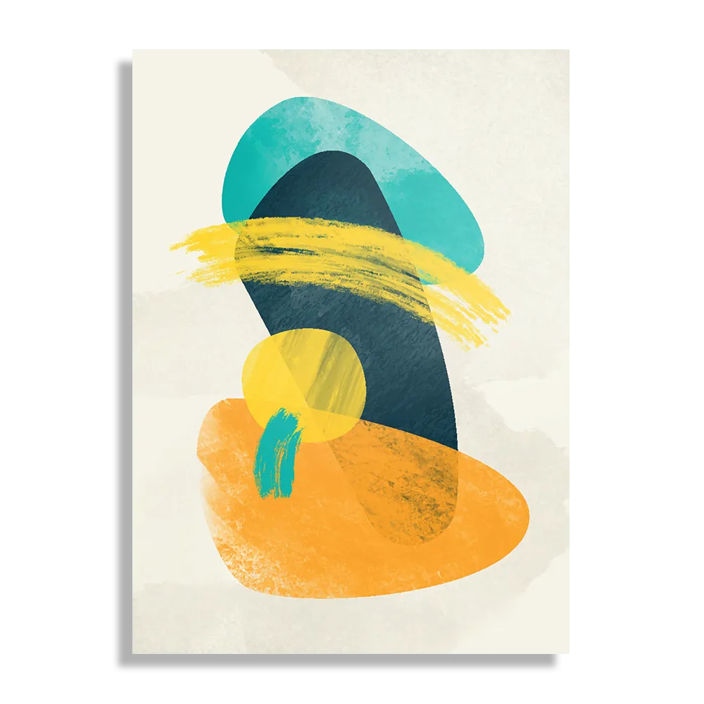 Schilderij Scandinavisch Design Kleurrijk Rechthoek Verticaal Template DB 50 70 Verticaal Abstract 117 1