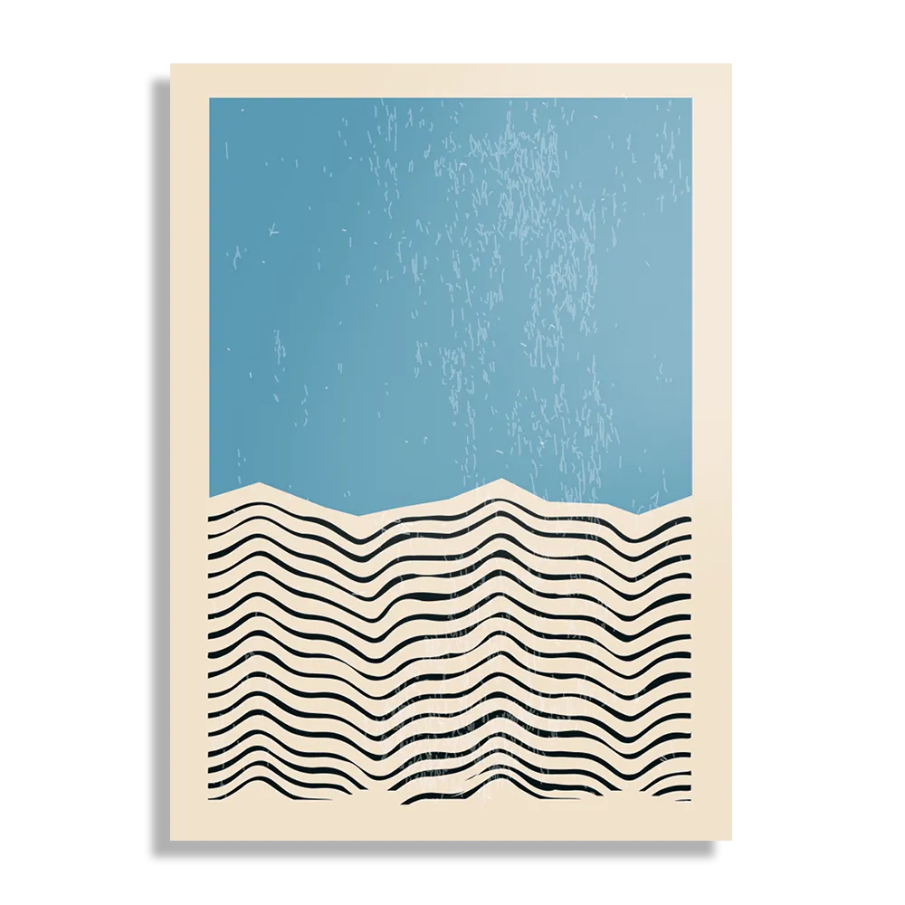 Schilderij Scandinavisch Basis Blauw Rechthoek Verticaal Template DB 50 70 Verticaal Abstract 13 1