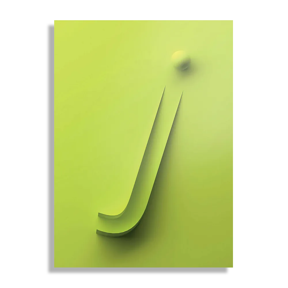 Schilderij Letter J Rechthoek Verticaal Template DB 50 70 Verticaal Abstract 28 1