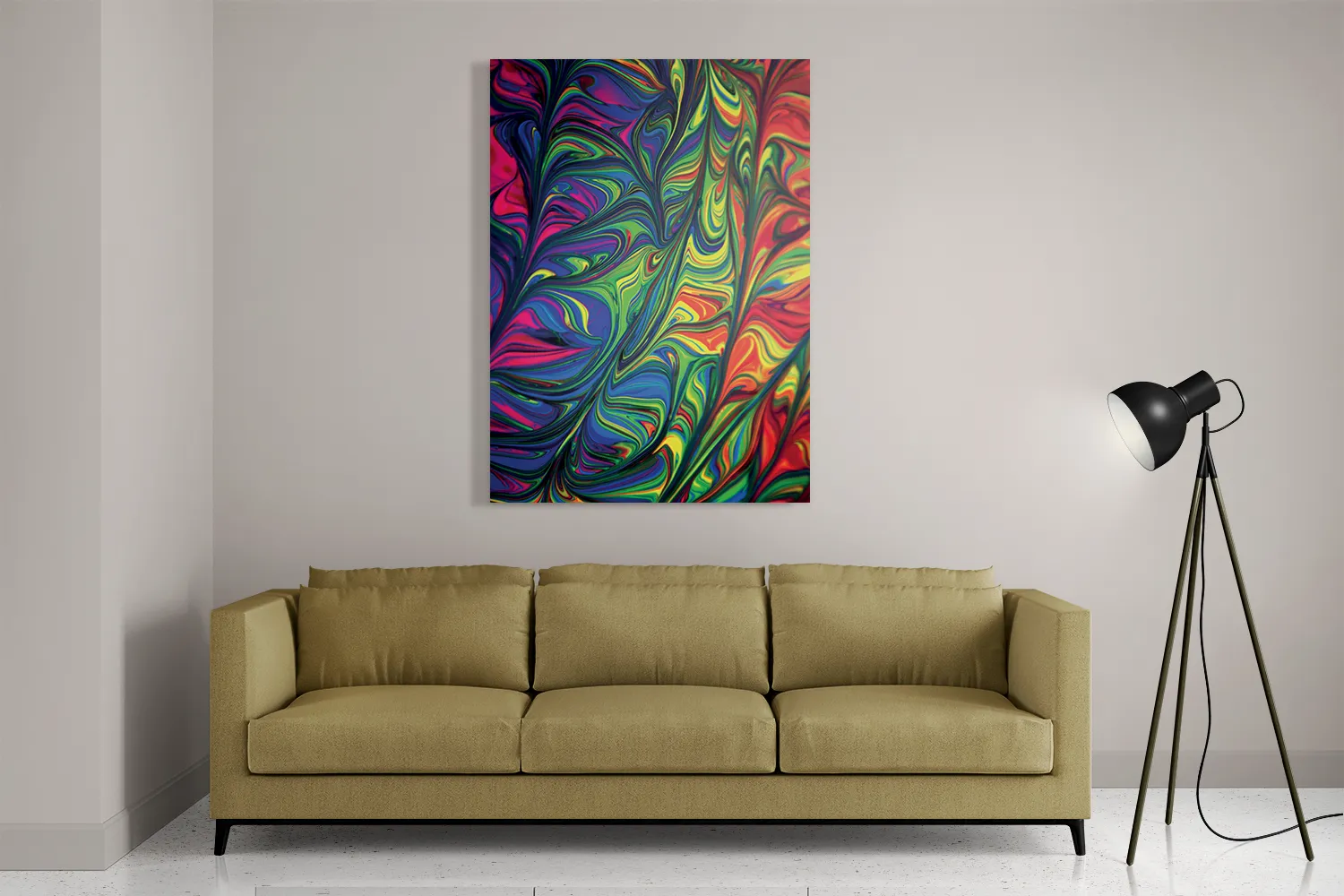 Template_DB_50-70_Verticaal_Abstract_37-2 Schilderij Verf Kleuren Gemengd Rechthoek Verticaal Template DB 50 70 Verticaal Abstract 37 2