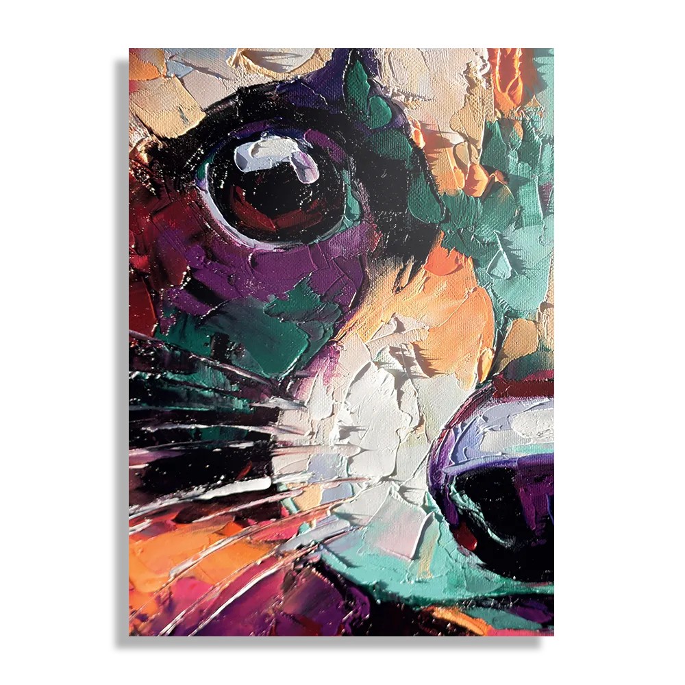 Template_DB_50-70_Verticaal_Abstract_42-1 Schilderij Geschilderde Dierenkop in Kleur Rechthoek Verticaal Template DB 50 70 Verticaal Abstract 42 1