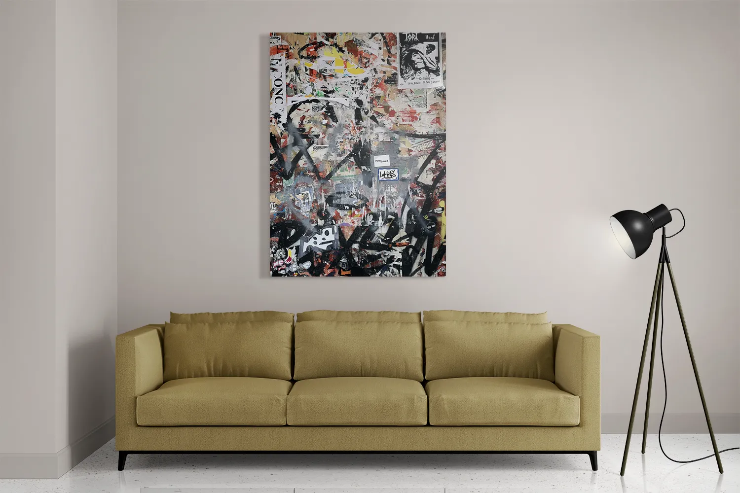Schilderij Knip en Plak Kunst Rechthoek Verticaal Template DB 50 70 Verticaal Abstract 50 2